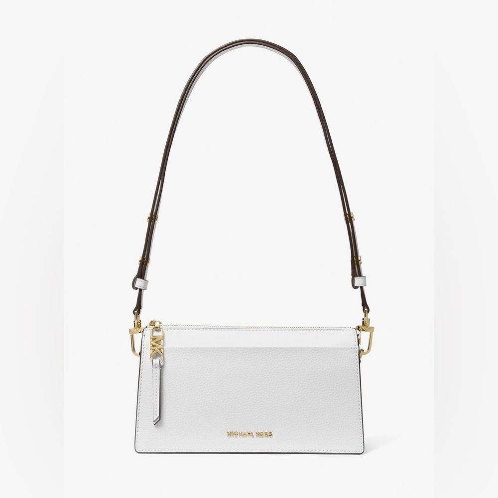 Michael Kors Empire Large Leather Convertible Crossbody Bag NWT - Picture 3 of 10